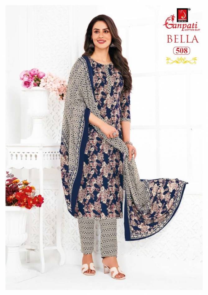 Bella Vol 5 By Ganpati Cotton Printed Kurti With Bottom Dupatta Wholesale Price In Surat